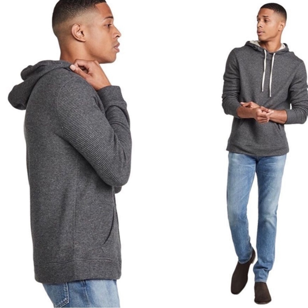 Rails Mens Smith Sweatshirt Black/Charcoal Size‎ M